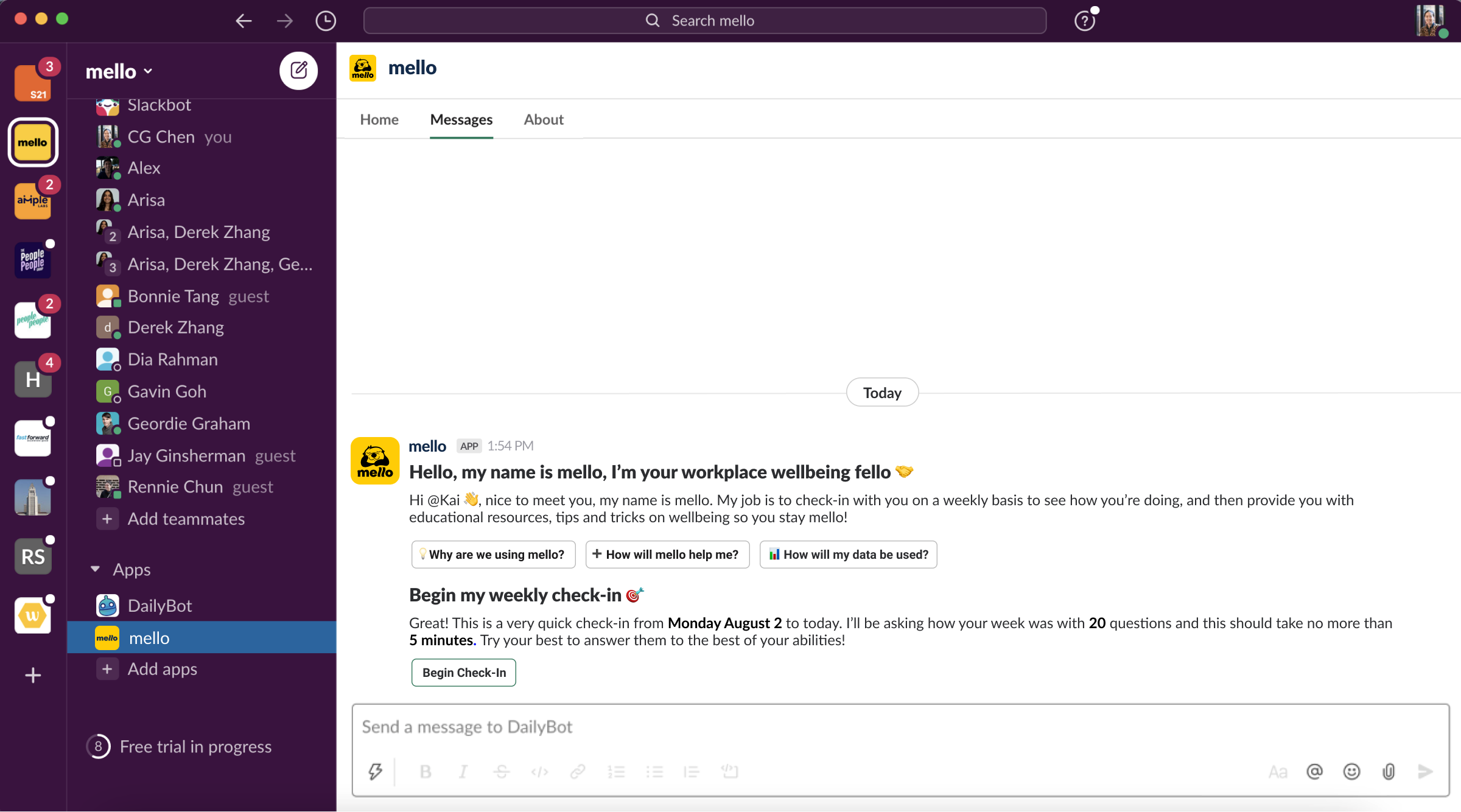 Slack app intro